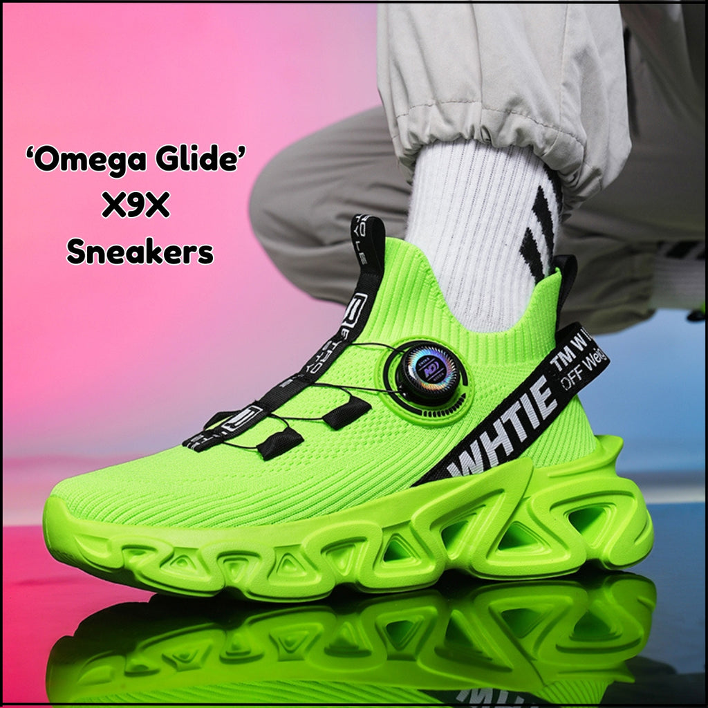 Redefine the Ground: 'Omega Glide' X9X Sneakers Gravity-Defying Elegance