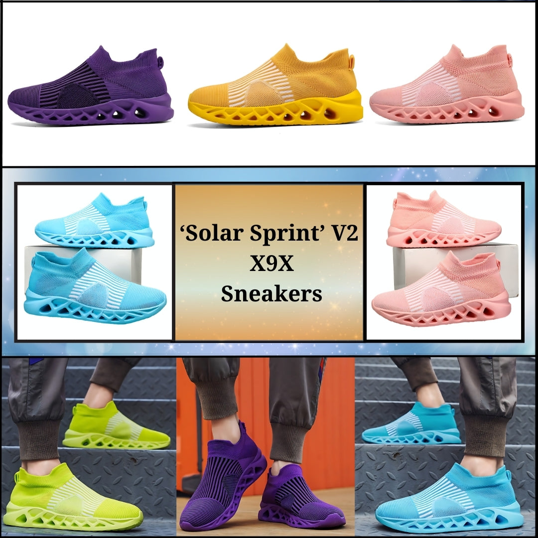 Elevate Your Style with the 'Solar Sprint' V2 X9X Sneakers