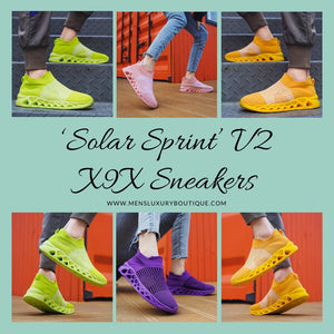 Light up your journey & Shine with style : Discover the ‘Solar Sprint’ X9X Sneakers