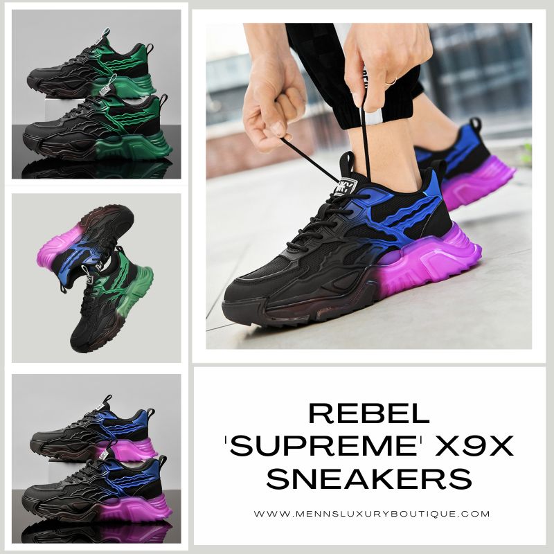 Unveiling the REBEL 'Supreme' X9X Sneakers: Where Innovation Meets Style