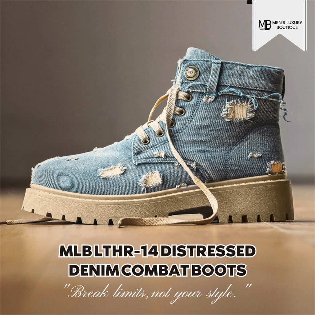 Denim Revolution: Redefining Combat Boots with the MLB LTHR-14 Collection