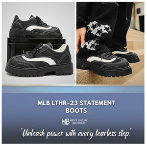 MLB LTHR-23 Statement Boots: Redefining Bold Style with Unmatched Comfort