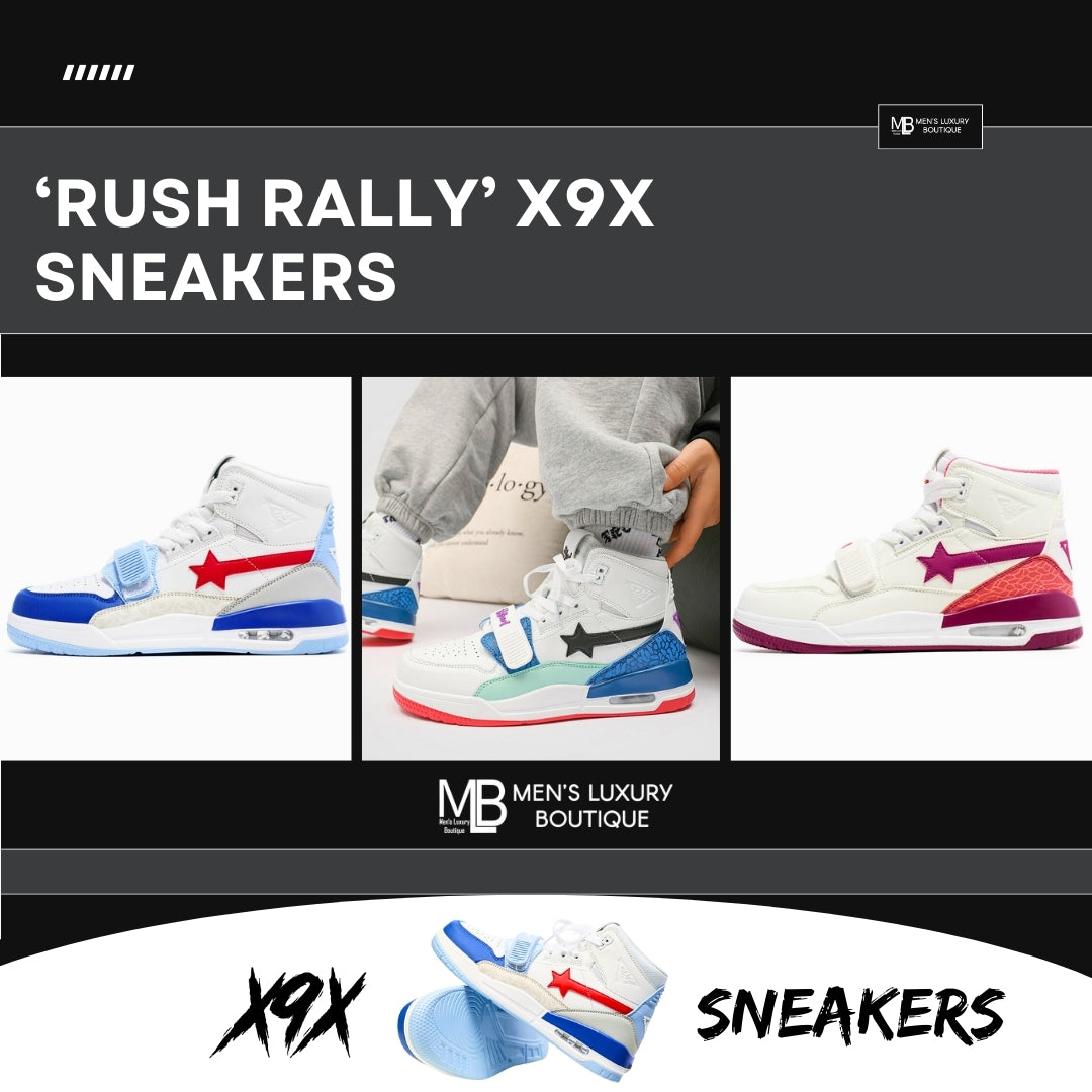 Sculpted for Excellence: Redefining Movement with 'Rush Rally' X9X Sneakers