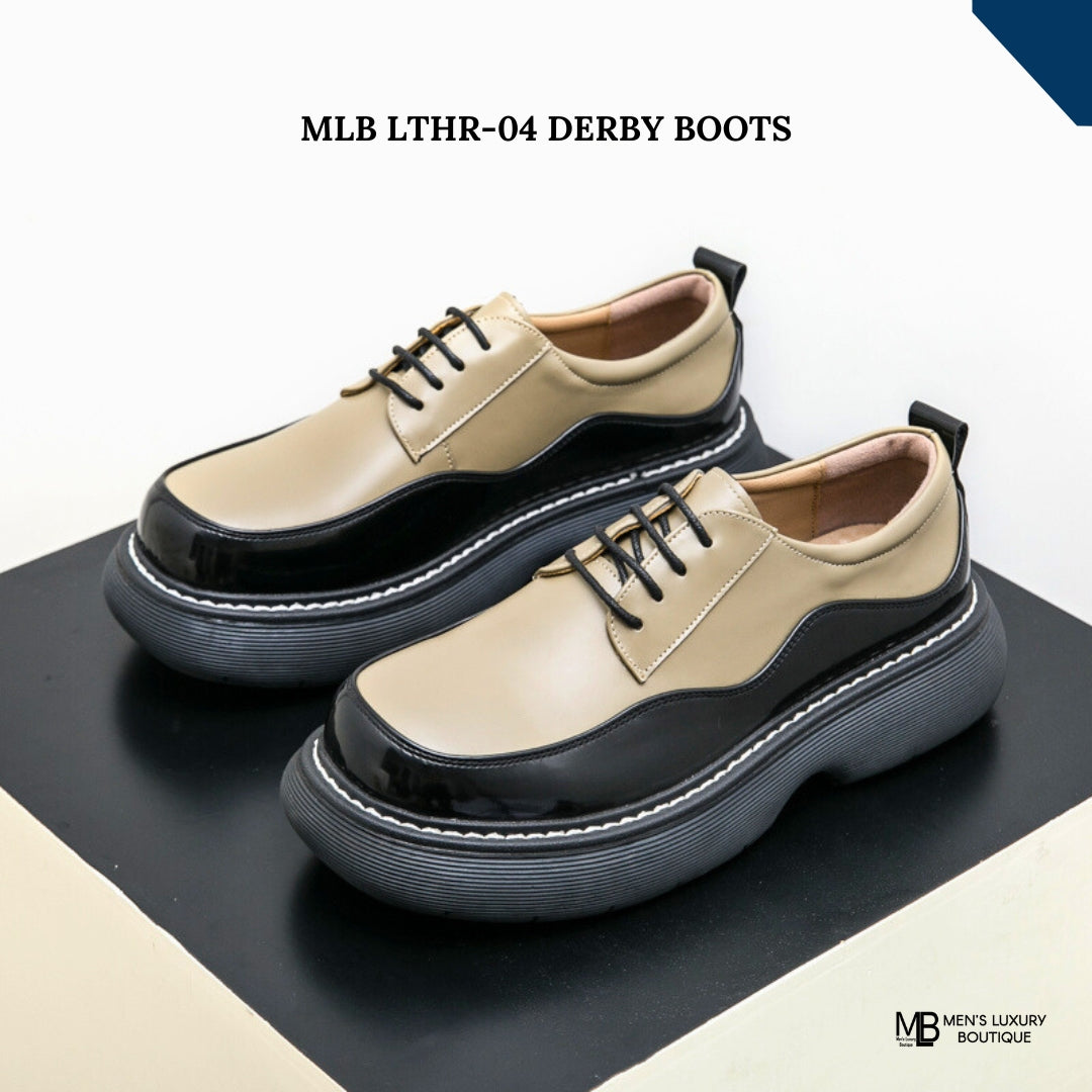 Step Into Distinction: The Art of Footwear with MLB LTHR-04 Derby Boots