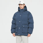 MLB LX05 Monogram Down Jacket - Imperial Navy