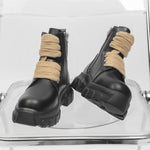 MLB LTHR-02 High-Top Combat Boots