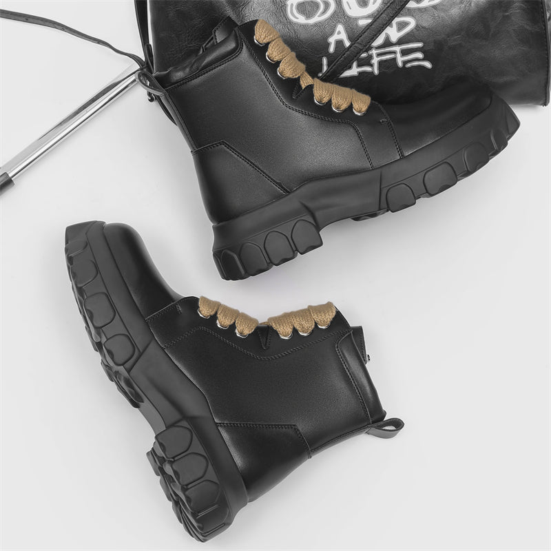 MLB LTHR-02 High-Top Combat Boots