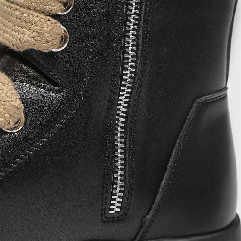 MLB LTHR-02 High-Top Combat Boots