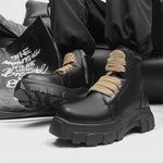 MLB LTHR-02 High-Top Combat Boots