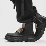 MLB LTHR-02 High-Top Combat Boots