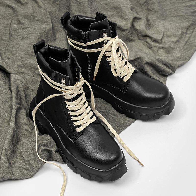 MLB LTHR-01 High-Top Combat Boots