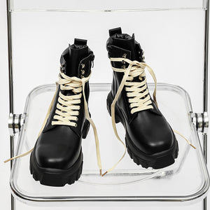 MLB LTHR-01 High-Top Combat Boots