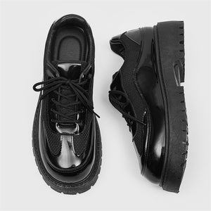 MLB LTHR-22 Glossy Platform Boots