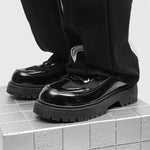 MLB LTHR-22 Glossy Platform Boots