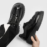 MLB LTHR-22 Glossy Platform Boots