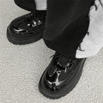 MLB LTHR-22 Glossy Platform Boots