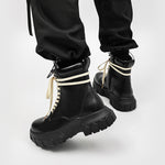 MLB LTHR-01 High-Top Combat Boots