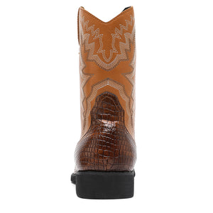 MLB LTHR-25 Embossed Western Boots