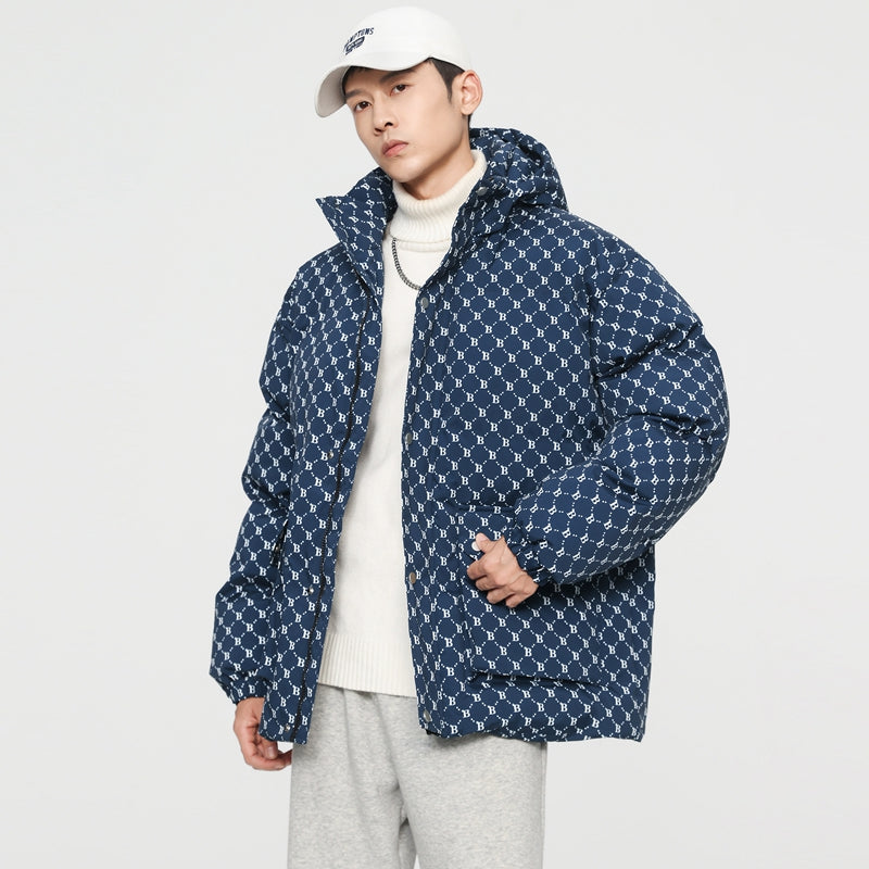 MLB LX05 Monogram Down Jacket - Imperial Navy