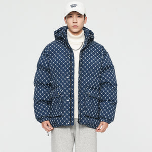 MLB LX05 Monogram Down Jacket - Imperial Navy