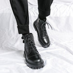 MLB LTHR-12 Square-Toe Combat Boots