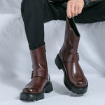 MLB LTHR-11 Rugged Mid-Calf Boots