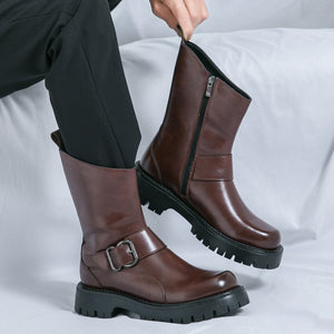 MLB LTHR-11 Rugged Mid-Calf Boots