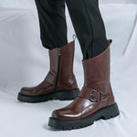 MLB LTHR-11 Rugged Mid-Calf Boots