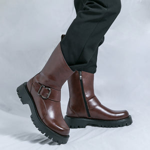 MLB LTHR-11 Rugged Mid-Calf Boots