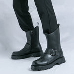 MLB LTHR-11 Rugged Mid-Calf Boots