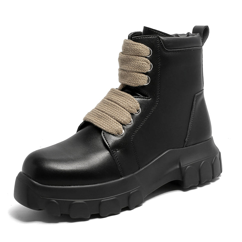 MLB LTHR-02 High-Top Combat Boots