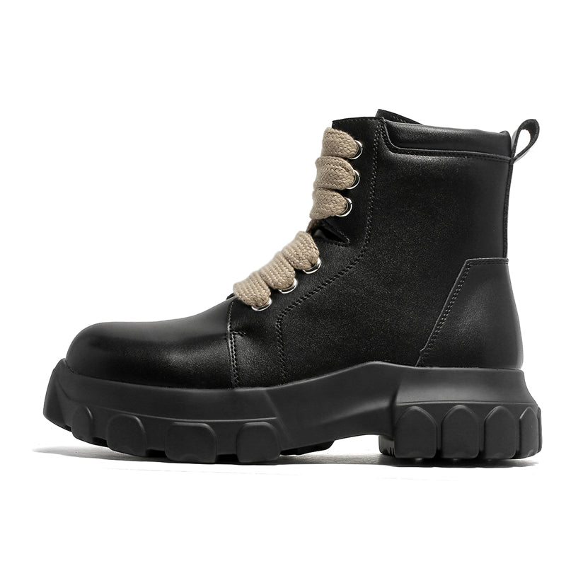 MLB LTHR-02 High-Top Combat Boots