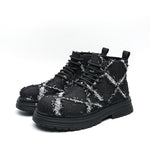 MLB LTHR-05 Textured High-Top Boots