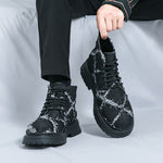 MLB LTHR-05 Textured High-Top Boots