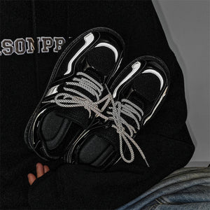 MLB LTHR-17 Reflective Chunky Boots