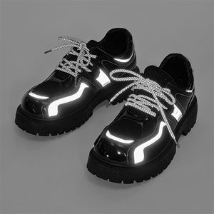 MLB LTHR-17 Reflective Chunky Boots