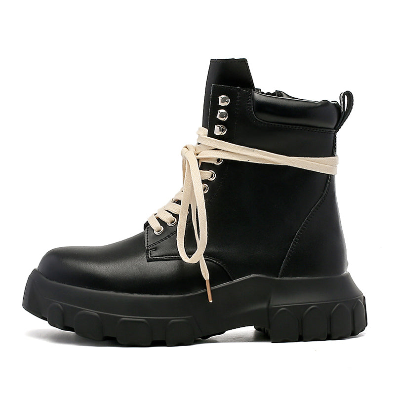 MLB LTHR-01 High-Top Combat Boots