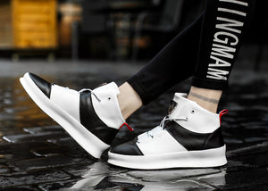 Di Lusso SMTHWLKR2 High Top Leather Sneakers