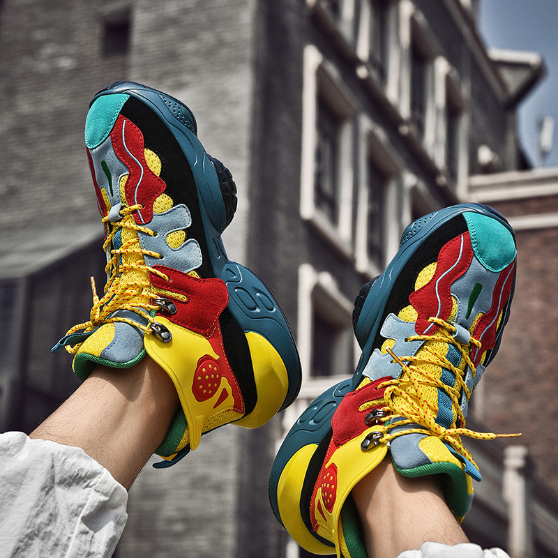 RENEGADE 'War Zone' X9X Sneakers - Yellow/Red/Green