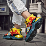 RENEGADE 'War Zone' X9X Sneakers - Yellow/Red/Green