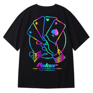 MLB 'Poker' Reflective Oversized T-Shirt