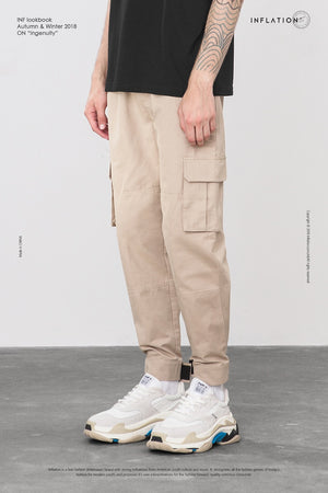 W7567 Ankle Strap Cargo Pants