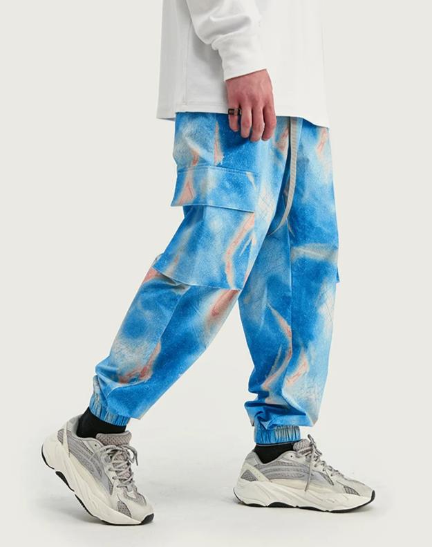 SPIRIT X Tie-Dye Loose Fit Harem Pants