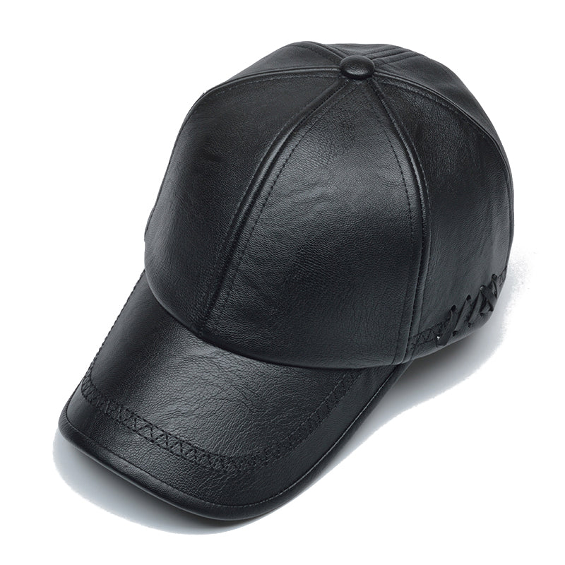 1782 Leather Baseball Cap