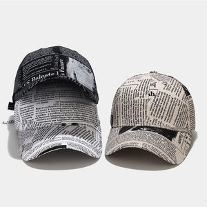 MLB Newspaper Baseball Cap