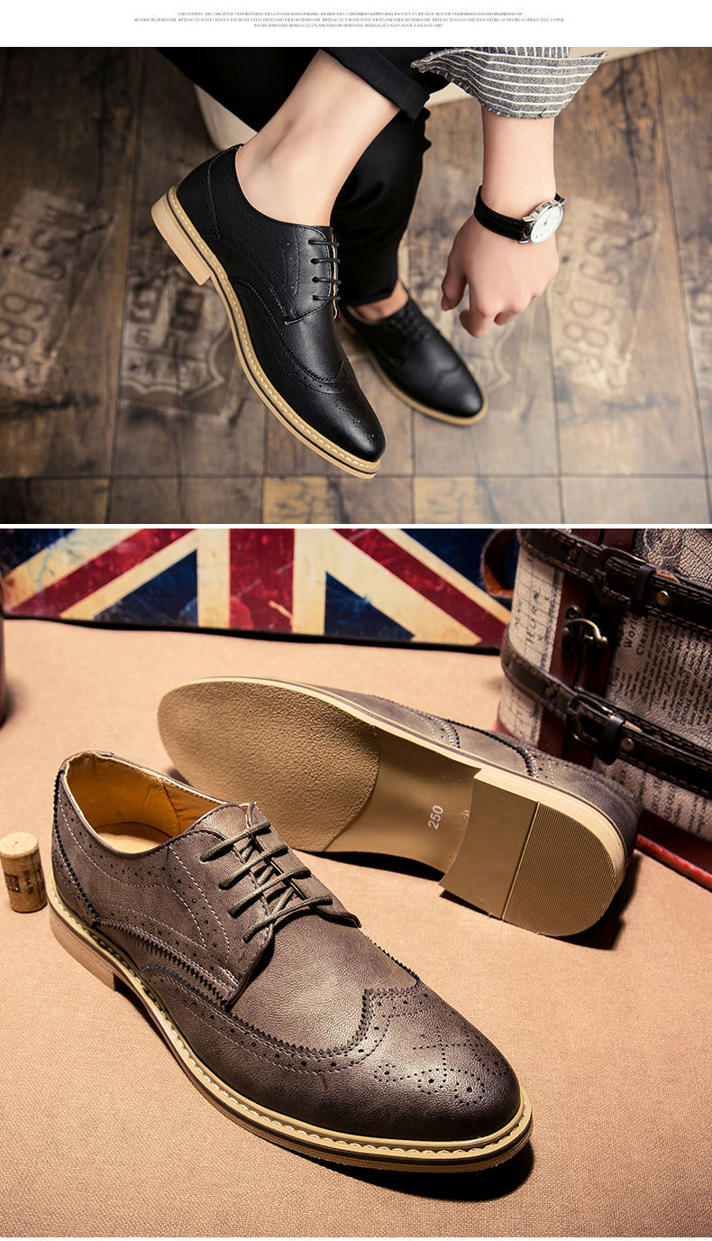 Luxury Leather British Brogues