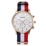 Luxury Fashion Canvas Mens Analog Watch