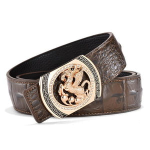 Luxury Pegasus Leather Belt