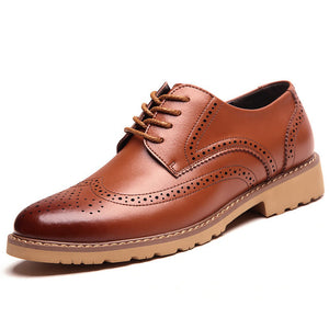 Luxury Vintage Leather British Brogues