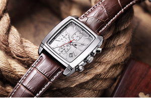 Premium Chronograph Leather Watch